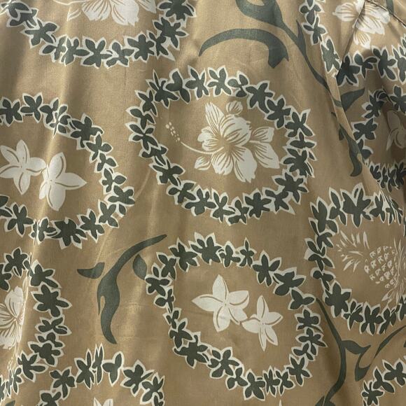 Roundy Bay Mens Hawaiian Camp Aloha Shirt Casual Short Sleeve Button Large L - Picture 4 of 7